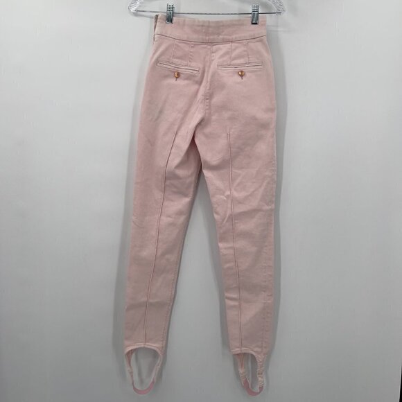 Isabel Marant Women's Nanouli Light Pink High-Rise Pants/Jeans NWT - Picture 2 of 11